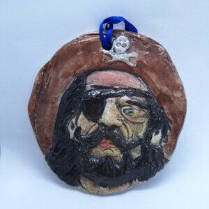 Handmade Pirate‎ Ornament Detailed Heavy Decor 4" Nautical Fishing